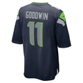 S.Seahawks #11 Marquise Goodwin College Navy Home Game Player Jersey Stitched American Football Jerseys