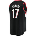 P.Trail Blazers #17 Shaedon Sharpe Supporters Branded 2022  Draft First Round Pick Fast Break Replica Jersey  Icon Edition  Black Stitched American Basketball Jersey