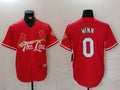 St Louis Cardinals #0 Masyn Winn Red 2024 City Connect Limited Stitched Baseball Jersey