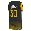 G.State Warriors #30 Stephen Curry Supporters Branded 2022-23 Fastbreak Jersey City Edition Black Stitched American Basketball Jersey