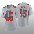 TB.Buccaneers #45 Devin White Gray Atmosphere Game Jersey Stitched American Football Jerseys