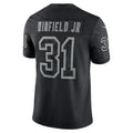 TB.Buccaneers #31 Antoine Winfield Jr. Black RFLCTV Limited Jersey Stitched American Football Jerseys