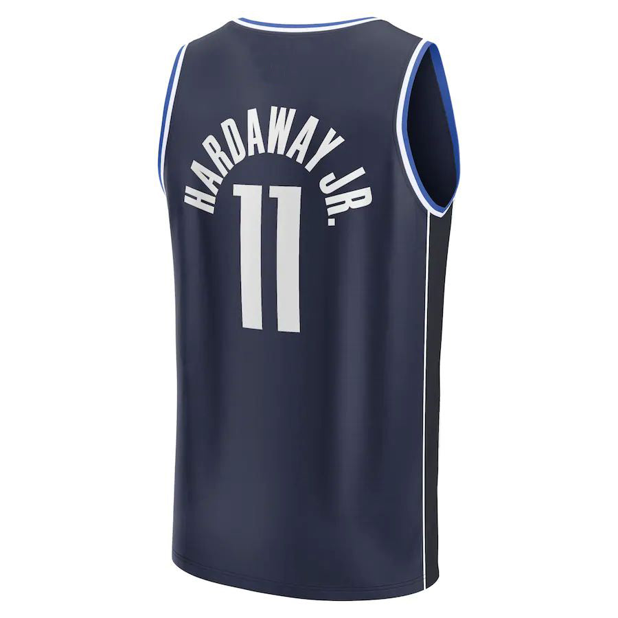 D.Mavericks #11 Tim Hardaway Jr Supporters Branded 2022-23 Fast Break Replica Jersey Statement Edition Navy Stitched American Basketball Jersey