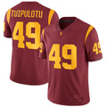 U.Trojans #49 Tuli Tuipulotu NIL Replica Football Jersey Cardinal Stitched American College Jerseys