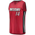 M.Heat #14 Tyler Herro Supporters Branded 2020-21 Fast Break Replica Jersey Red Statement Edition Stitched American Basketball Jersey