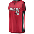 M.Heat #40 Udonis Haslem Supporters Branded Fast Break Player Jersey Statement Edition Red Stitched American Basketball Jersey