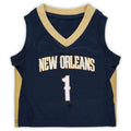 NO.Pelicans #1 Zion Williamson Infant Replica Jersey Icon Edition Navy Stitched American Basketball Jersey