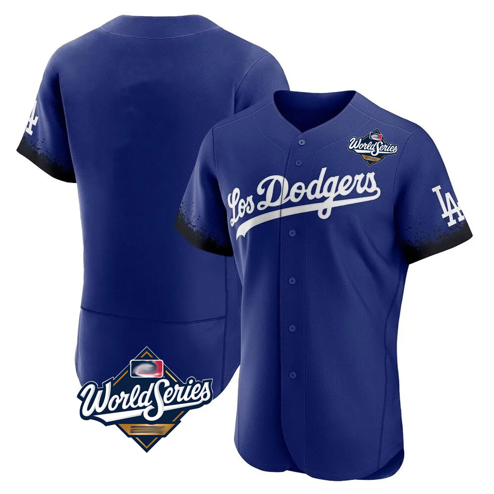 LA.Dodgers ## Dodgers Blank Player Royal City Connect Elite Home World Series Gdoa Stitched Jerseys