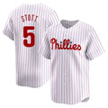 P.Phillies #5 Bryson Stott Player White Home Limited Stitched Jerseys