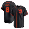 SF.Giants #6 Daniel Susac Player  Black 2026 Home Limited Stitched Jerseys