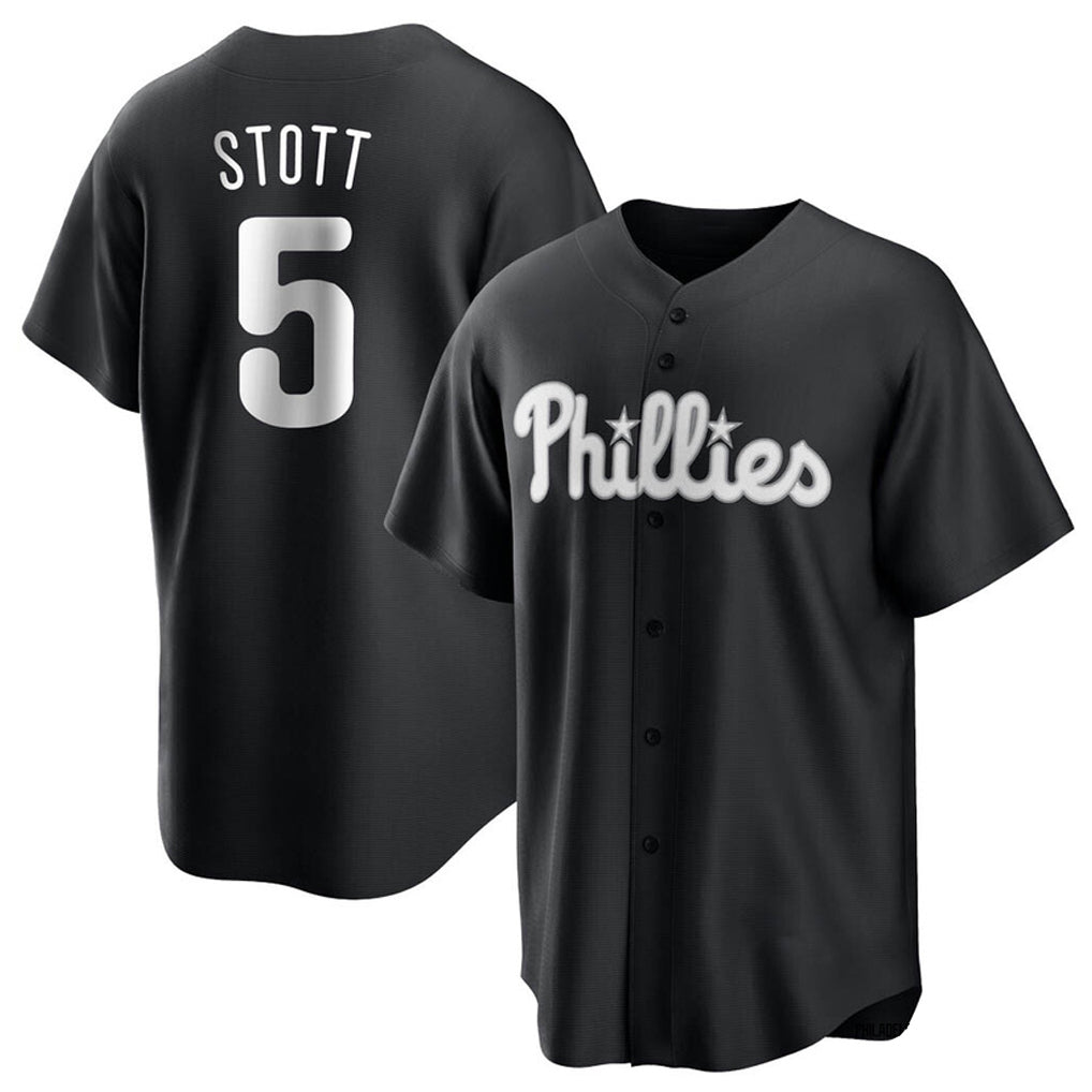 P.Phillies #5 Bryson Stott Player Black Alt Fashion Home Game Stitched Jerseys