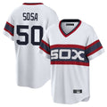 C.White Sox #50 Lenyn Sosa Player White T-shirt Home Game Gdoa Stitched Jerseys