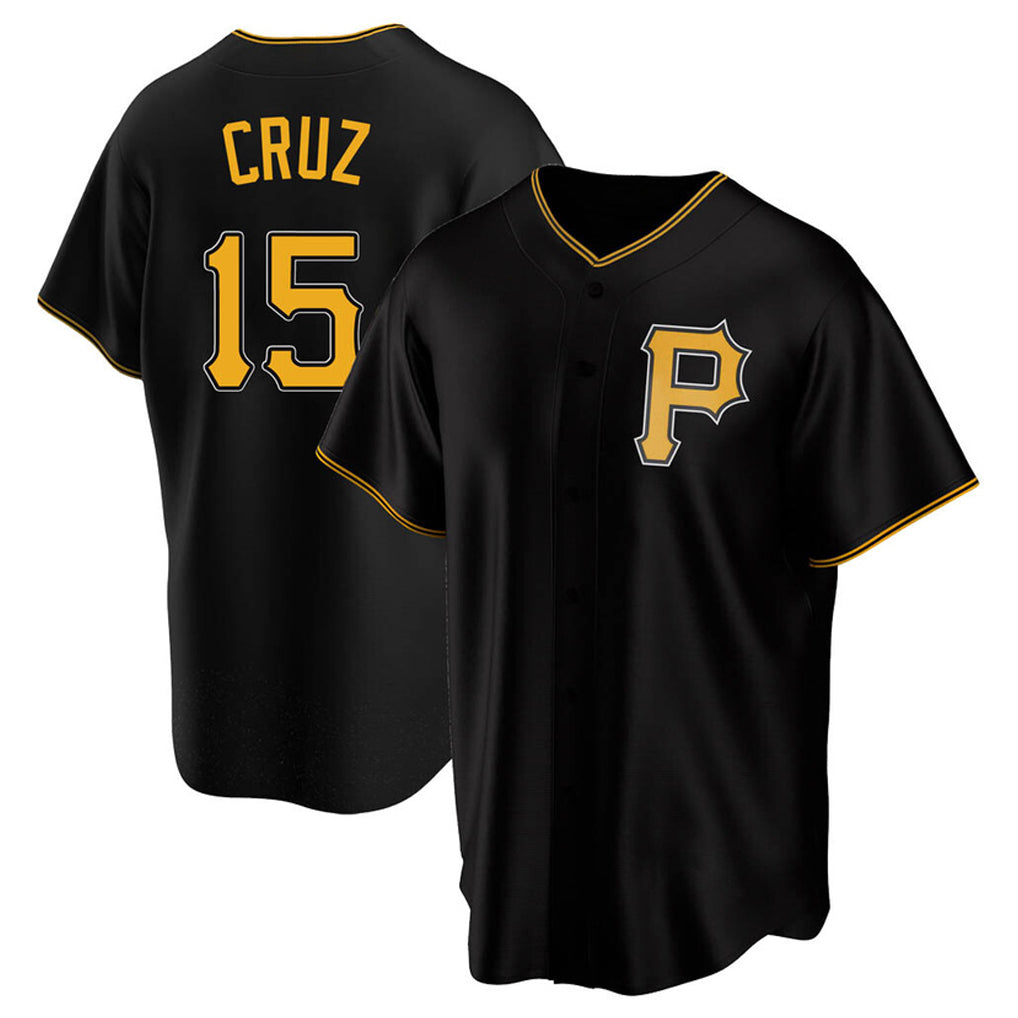 P.Pirates #15 Oneil Cruz Player Black Alternate 2025 Home Game Stitched Jerseys