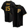 P.Pirates #15 Oneil Cruz Player Black Alternate 2025 Home Game Gdoa Stitched Jerseys