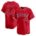 LA.Angels #44 Ben Joyce Player Red Home Limited Gdoa Stitched Jerseys