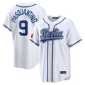 KC.Royals #9 Vinnie Pasquantino Player White Italy 2026 WBC Classic Home Gdoa Stitched Jerseys