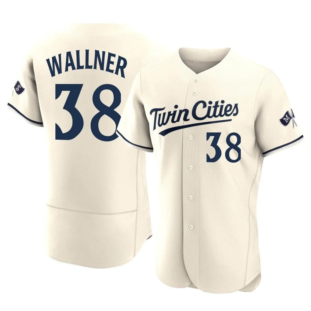 M.Twins #38 Matt Wallner Player Cream Home Limited Elite Gdoa Stitched Jerseys