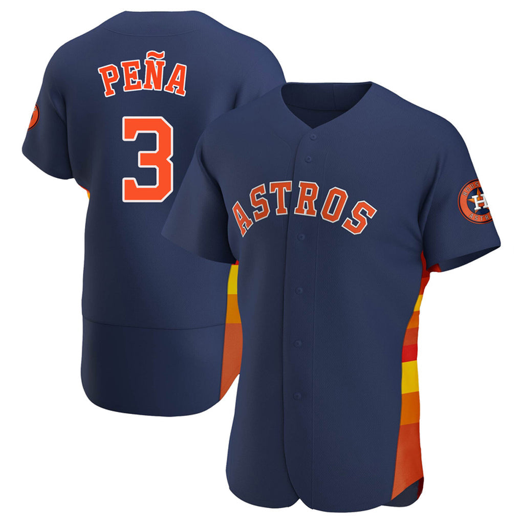 H.Astros #3 Jeremy Pena Player Navy Home Limited Elite Gdoa Stitched Jerseys