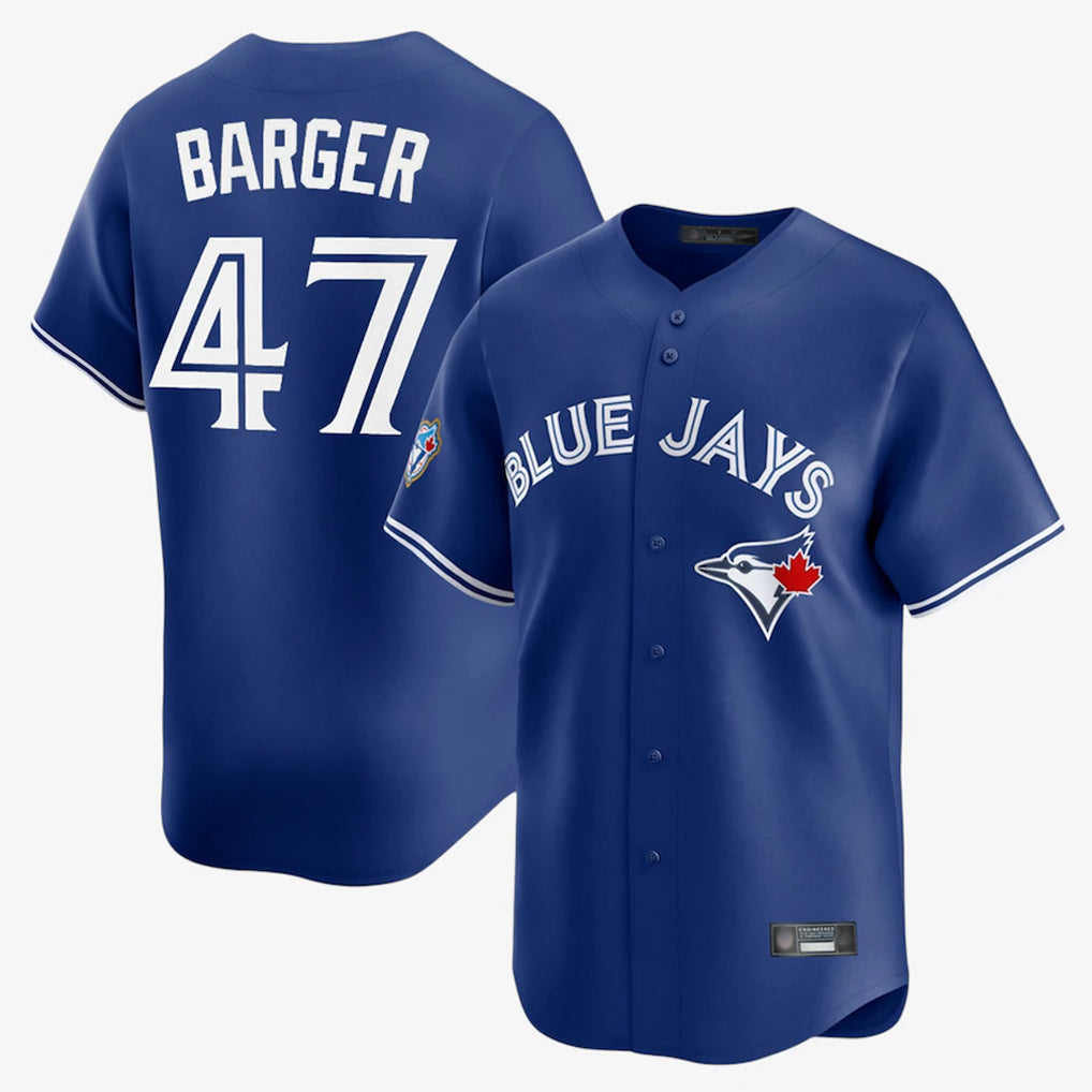 T.Blue Jays #47 Addison Barger Player Royal Home Limited Gdoa Stitched Jerseys