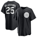 C.Cubs #25 Mois¨¦s Ballesteros Player Black Game Gdoa Stitched Jerseys