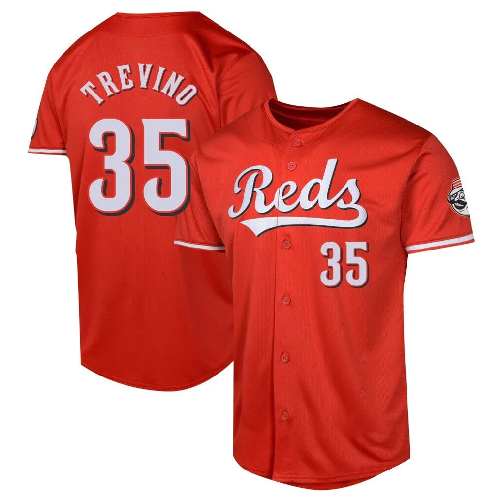 C.Reds #35 Jose Trevino Player Red 2026 City Connect Limited Home Gdoa Stitched Jerseys