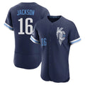 KC.Royals #16 Bo Jackson Player Navy City Connect Limited Elite Home Gdoa Stitched Jerseys