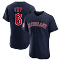 C.Guardians #6 David Fry Player Navy Limited Elite Home Gdoa Stitched Jerseys