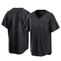 P.Phillies #2 Justin Crawford Player Black Pitch Fashion Limited T-shirt Stitched Jerseys