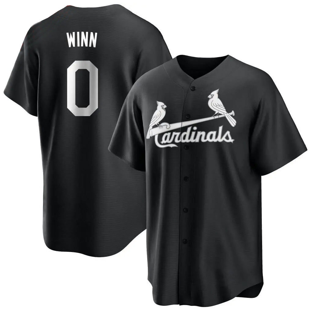 St. Louis Cardinals #0 Masyn Winn Player Black City Connect Home Limited Stitched Jerseys
