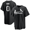 St. Louis Cardinals #0 Masyn Winn Player Black City Connect Home Limited Stitched Jerseys