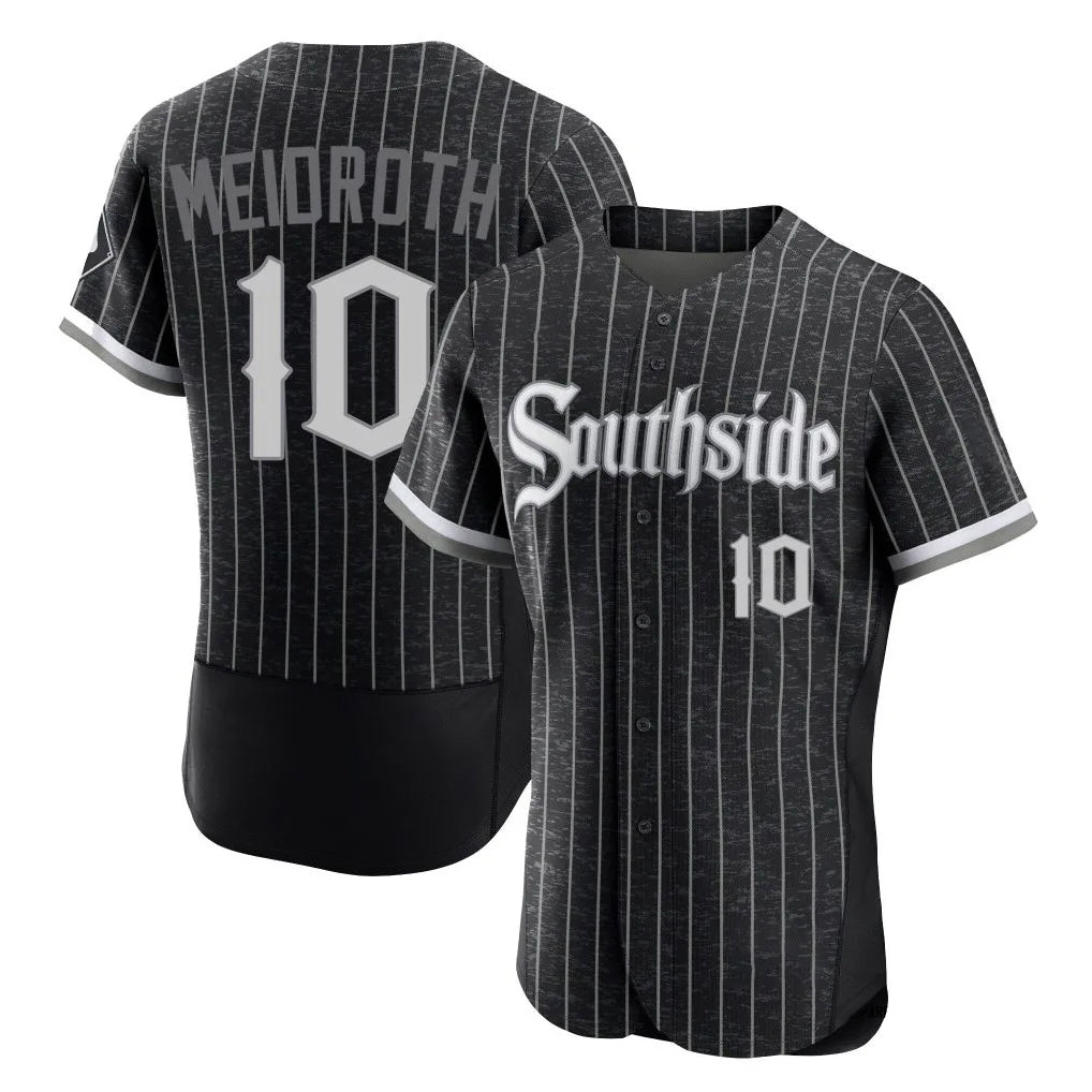C.White Sox #10 Chase Meidroth Player Black City Connect Limited Elite Home Gdoa Stitched Jerseys