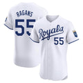 KC.Royals #55 Cole Ragans Player White Alt Limited Elite Home Gdoa Stitched Jerseys