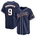 S.Diego Padres #9 Jake Cronenworth Player Navy Cooperstown Collection Limited Home Stitched Jerseys
