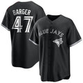 T.Blue Jays #47 Addison Barger Player Black City Connect Limited Stitched Jerseys
