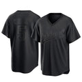 Athletics #5 Jacob Wilson Black Replica Pitch Fashion T shirt Stitched Jersey