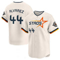 H.Astros #44 Yordan Alvarez Player Cream City Connect Limited Home Gdoa Stitched Jerseys