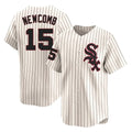 C.White Sox #15 Sean Newcomb Player Cream Cooperstown Collection Limited Home Gdoa Stitched Jerseys