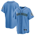 S.Mariners ## Mariners Blank Player Light Blue Home Limited Gdoa Stitched Jerseys