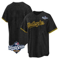 LA.Dodgers ## Dodgers Blank Player Black Gold Limited Home World Series Gdoa Stitched Jerseys