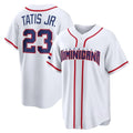 S.Diego Padres #23 Fernando Tatis Jr Player White 2026 World Classic Home Limited Gdoa Stitched Jerseys