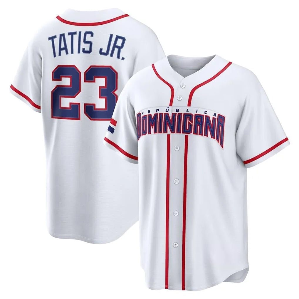 S.Diego Padres #23 Fernando Tatis Jr Player White 2026 World Classic Home Limited Gdoa Stitched Jerseys