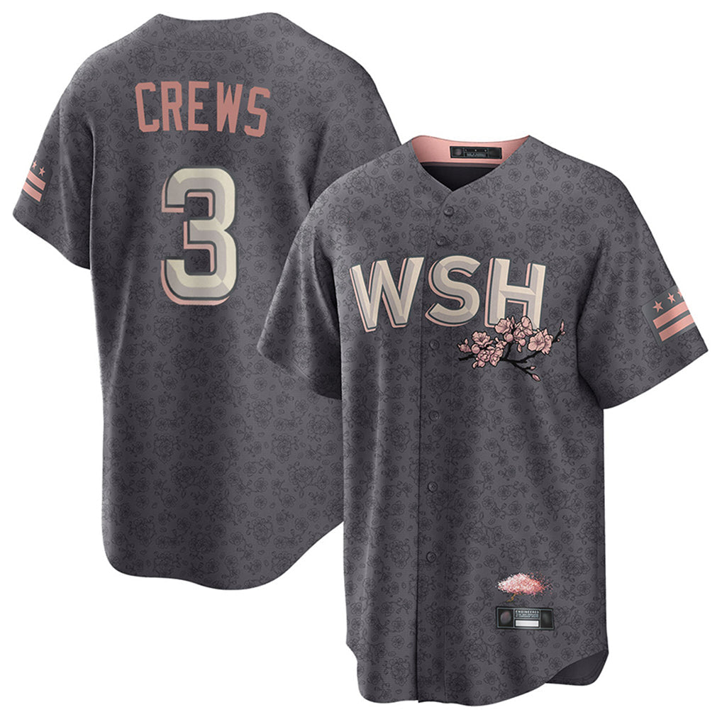 W.Nationals #3 Dylan Crews Player City Connect Stitched Jerseys