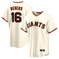 SF.Giants #16 Rafael Devers Player Cream Home Game Stitched Jerseys