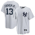 NY.Yankees #13 Jazz Chisholm Jr Player White Game Home Gdoa Stitched Jerseys