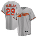 B.Orioles #29 Samuel Basallo Player Gray Home Game Gdoa Stitched Jerseys