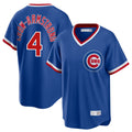 C.Cubs #4 Pete Crow-Armstrong Player Royal T-shirt Cooperstown Collection Limited Gdoa Stitched Jerseys