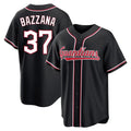 C.Guardians #37 Travis Bazzana Player Black Fashion Out Home Game Gdoa Stitched Jerseys