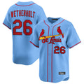 St. Louis Cardinals #26 JJ Wetherholt Player Light Blue Home Limited Stitched Jerseys