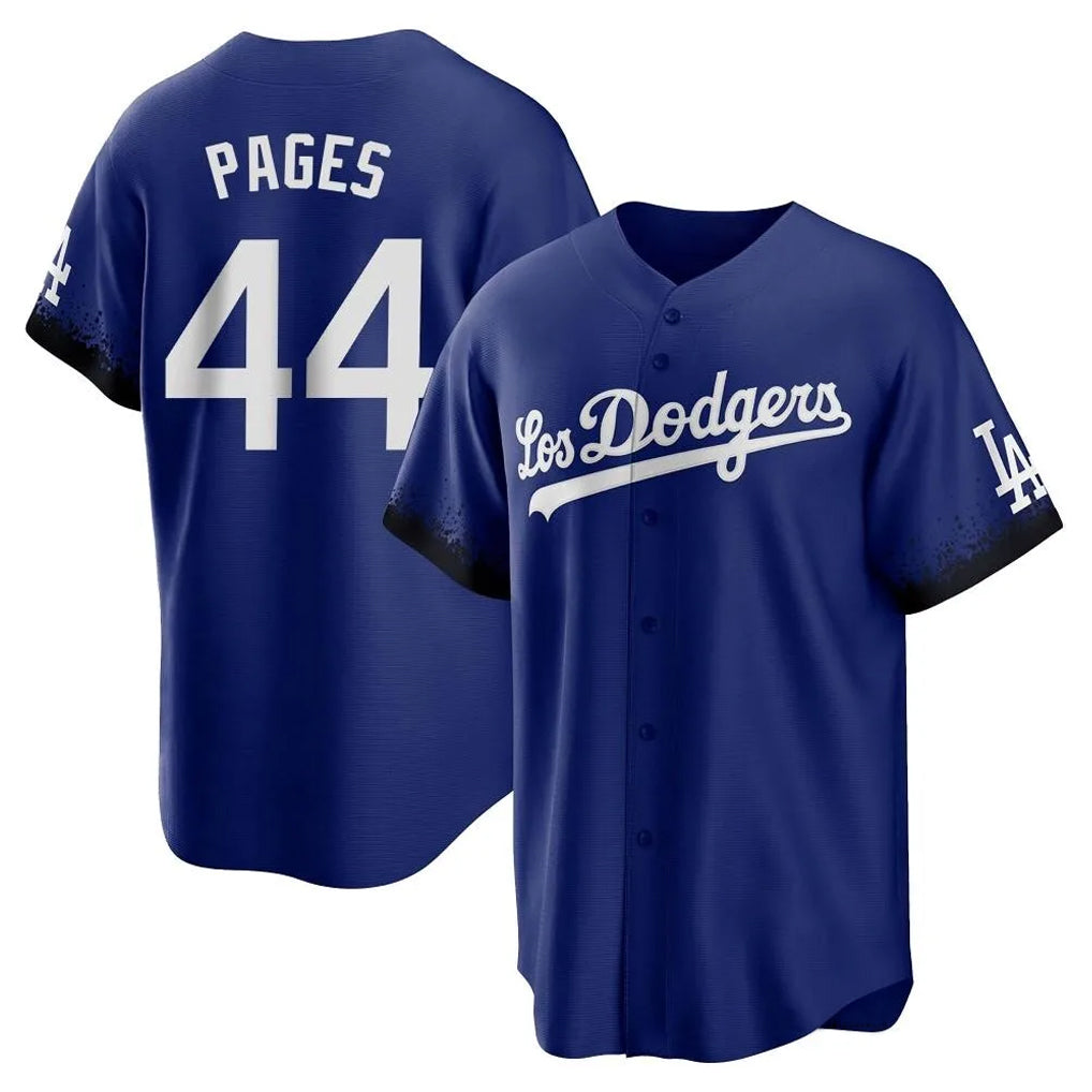 LA.Dodgers #44 Andy Pages Player Royal City Connect Home Game Gdoa Stitched Jerseys