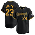P.Pirates #23 Mitch Keller Player Black Home Limited Stitched Jerseys